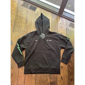 Puma Mercedes AMG F1 Neon Energy Hoodie Black NWT Size Medium